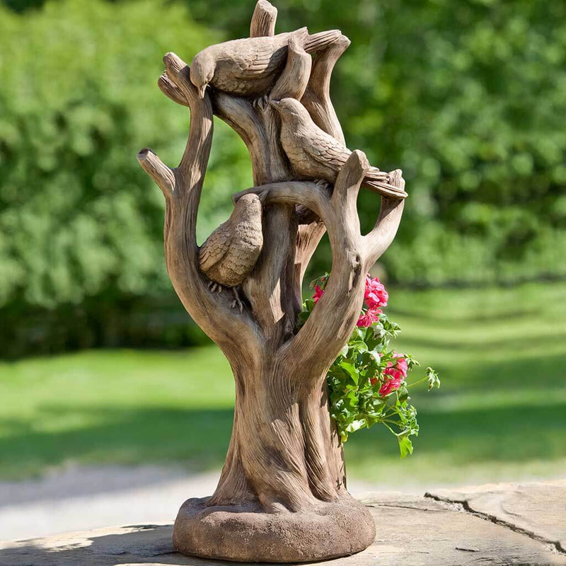 Morning Gossip Garden Statue | Bird Statue