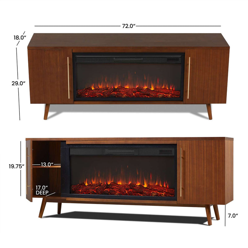 Morris Landscape Electric Fireplace TV Stand - MAP TBD