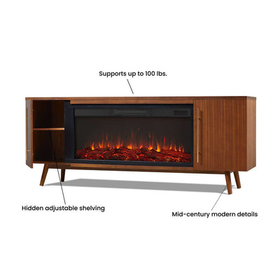 Morris Landscape Electric Fireplace TV Stand - MAP TBD