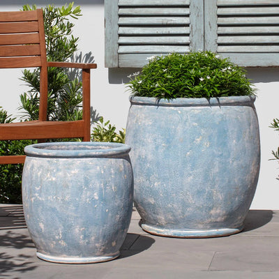 Brooke Planter Nested Set of 2 | Glazed Collection