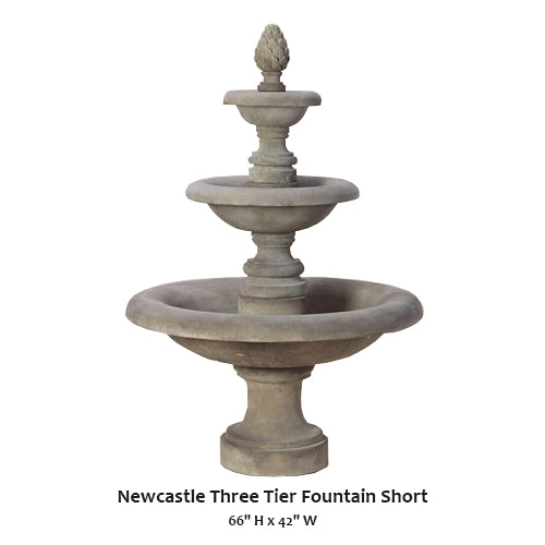Newcastle Three Tier Fountain Short
