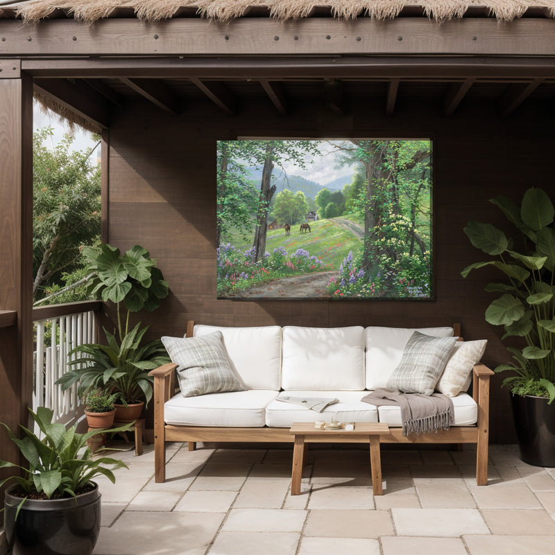 Diamond Ridge Canvas The Ridge Outdoor Canvas Art – Soothing Company