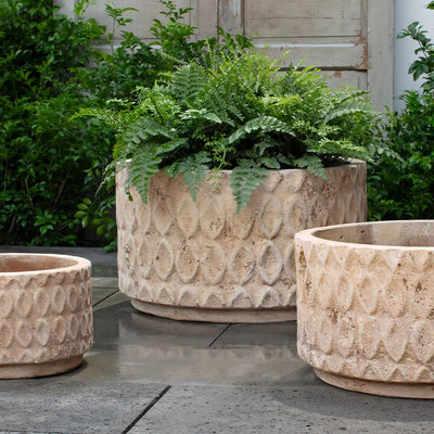 Oriel Planter Low Nested Set of 3 | Terra Cotta Collection