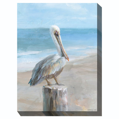 Pelican Portrait Canvas Wall Art