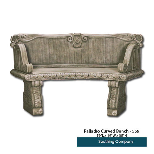 Palladio Curved Bench