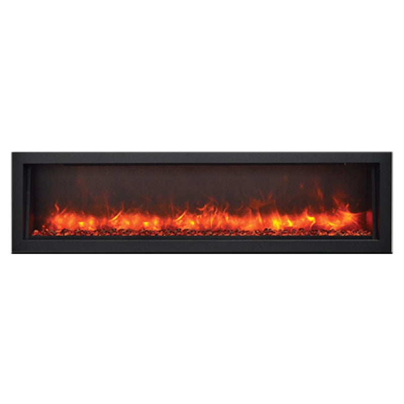 Amantii Panorama 60" Deep Full View Smart Indoor| Outdoor Electric Fireplace