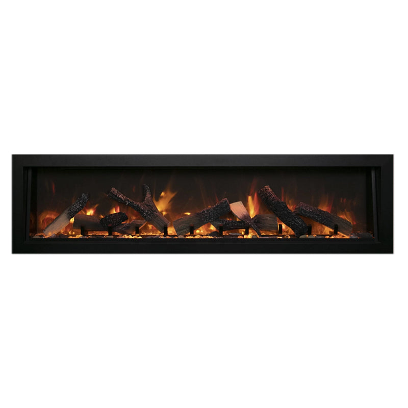 Amantii Panorama 72" Deep Full View Smart Indoor| Outdoor Electric Fireplace