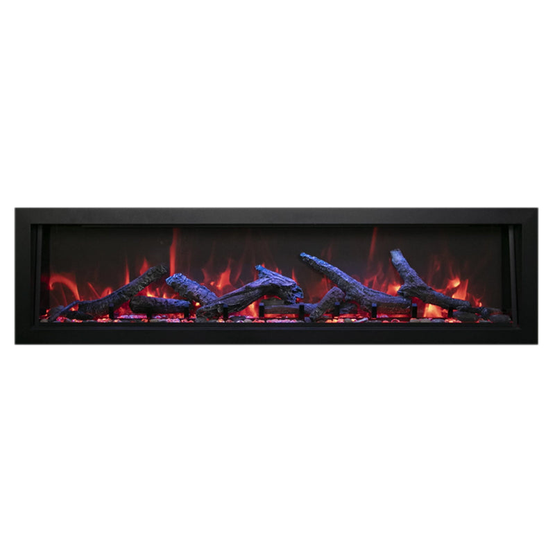 Amantii Panorama 72" Deep Full View Smart Indoor| Outdoor Electric Fireplace