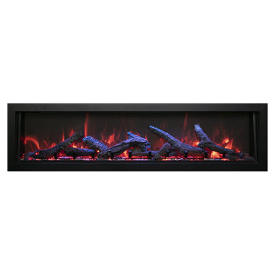 Amantii Panorama 60" Deep Full View Smart Indoor| Outdoor Electric Fireplace