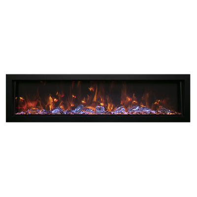 Amantii Panorama 50" Deep Full View Smart Indoor| Outdoor Electric Fireplace