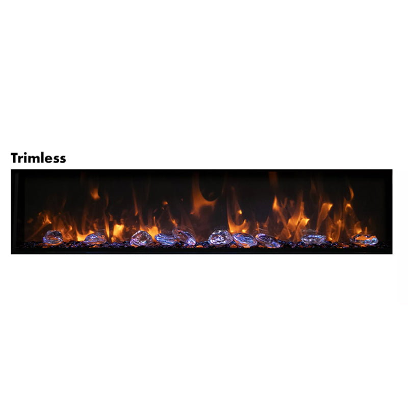 Amantii Panorama 40" Deep Full View Smart Indoor| Outdoor Electric Fireplace