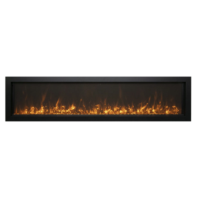 Amantii Panorama 60" Xtraslim Full View Smart Indoor| Outdoor Electric Fireplace