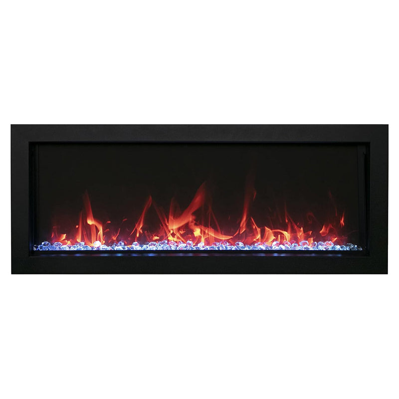 Amantii Panorama 60" Xtraslim Full View Smart Indoor| Outdoor Electric Fireplace