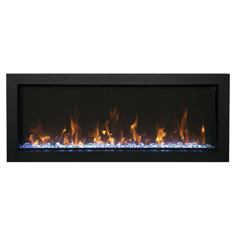 Amantii Panorama 60" Xtraslim Full View Smart Indoor| Outdoor Electric Fireplace