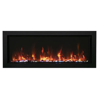 Amantii Panorama 60" Xtraslim Full View Smart Indoor| Outdoor Electric Fireplace