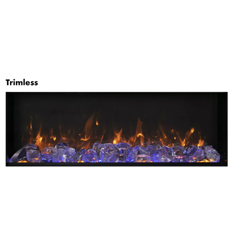 Amantii Panorama 40" Xtraslim Full View Smart Indoor| Outdoor Electric Fireplace