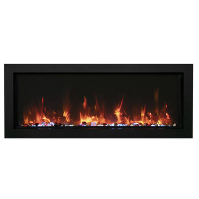 Amantii Panorama 40" Xtraslim Full View Smart Indoor| Outdoor Electric Fireplace