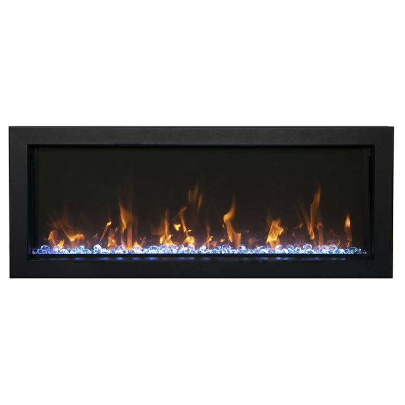 Amantii Panorama 50" Xtraslim Full View Smart Indoor| Outdoor Electric Fireplace