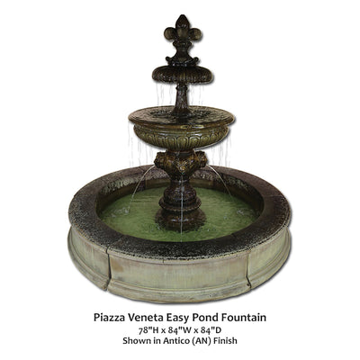 Piazza Veneta Easy Pond Fountain