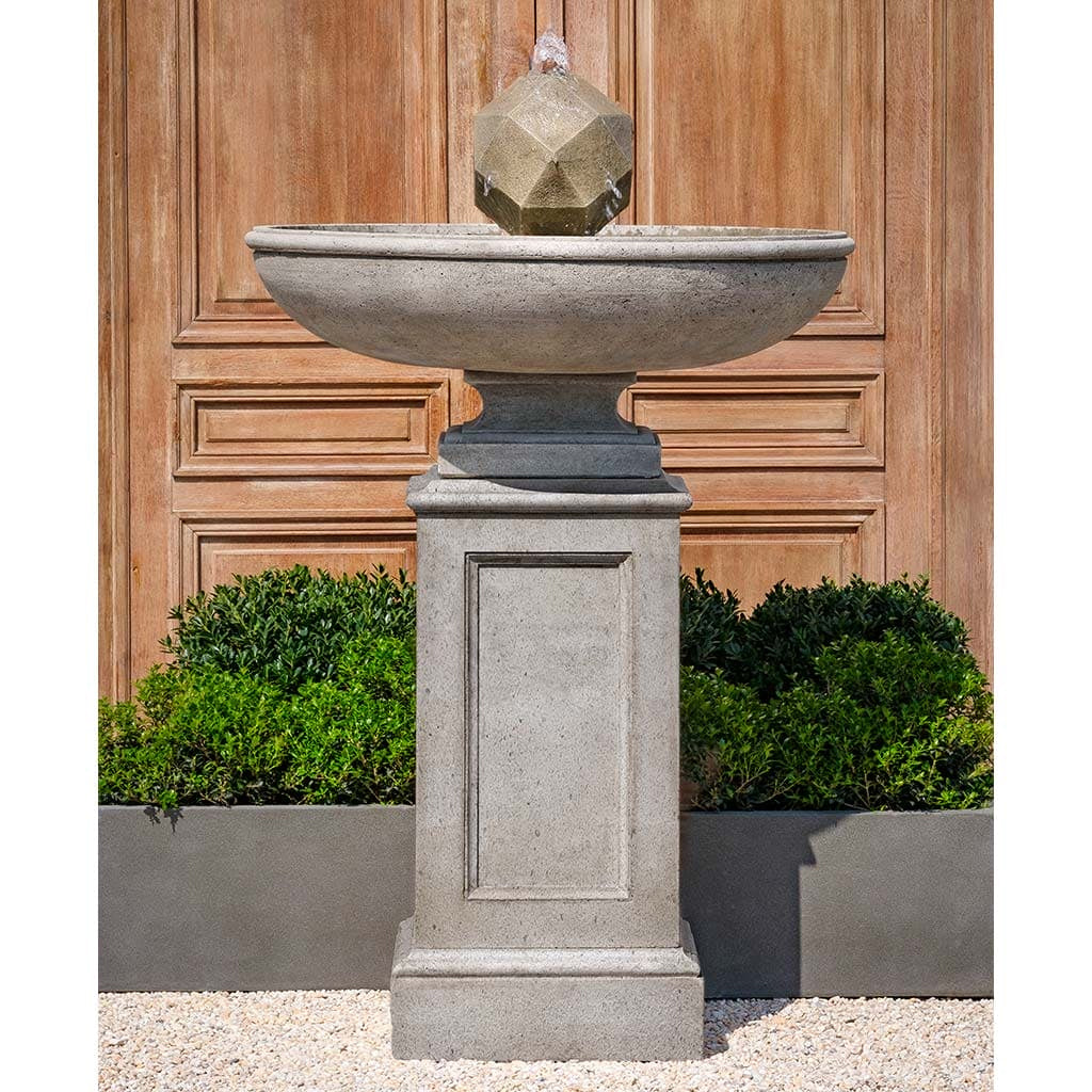 Polyhedron Contemporary Garden Fountain – Soothing Company