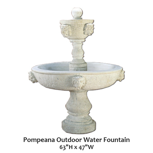 Pompeana Outdoor Water Fountain