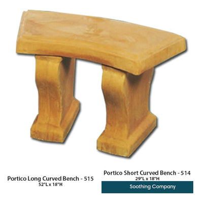 Portico Curved Bench