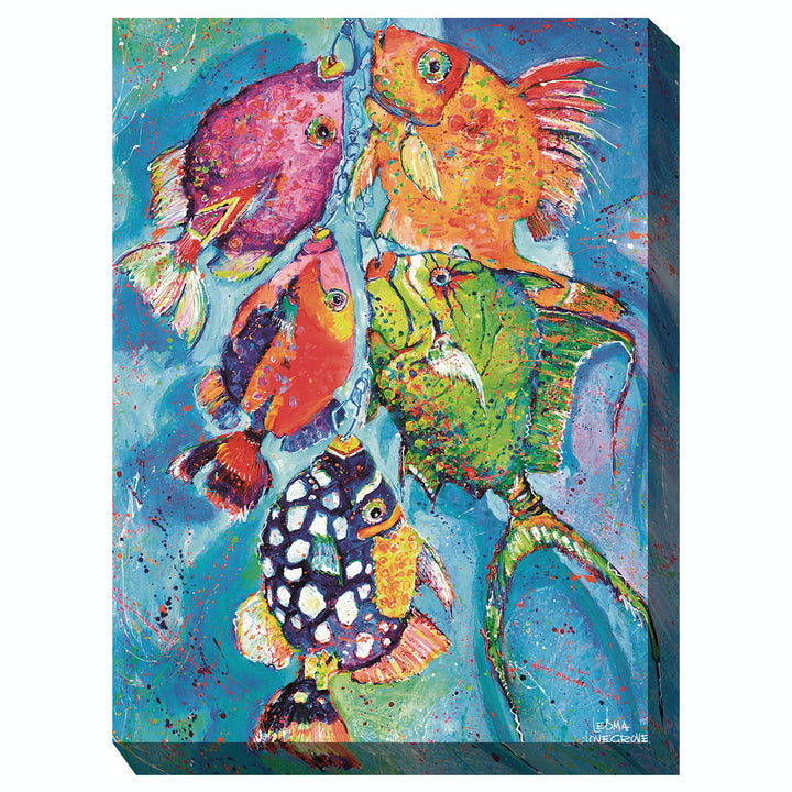 Red Fish Blue Fish Canvas Wall Art – Soothing Company