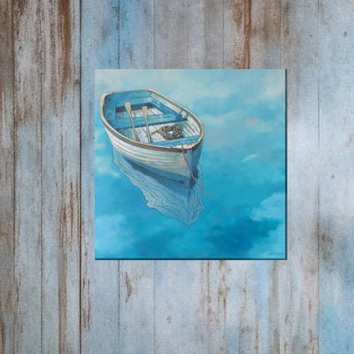 Rowboat Blues Canvas Wall Art