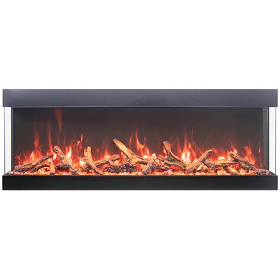 Amantii Tru View Bespoke - 45" Indoor / Outdoor 3 Sided Electric Fireplace