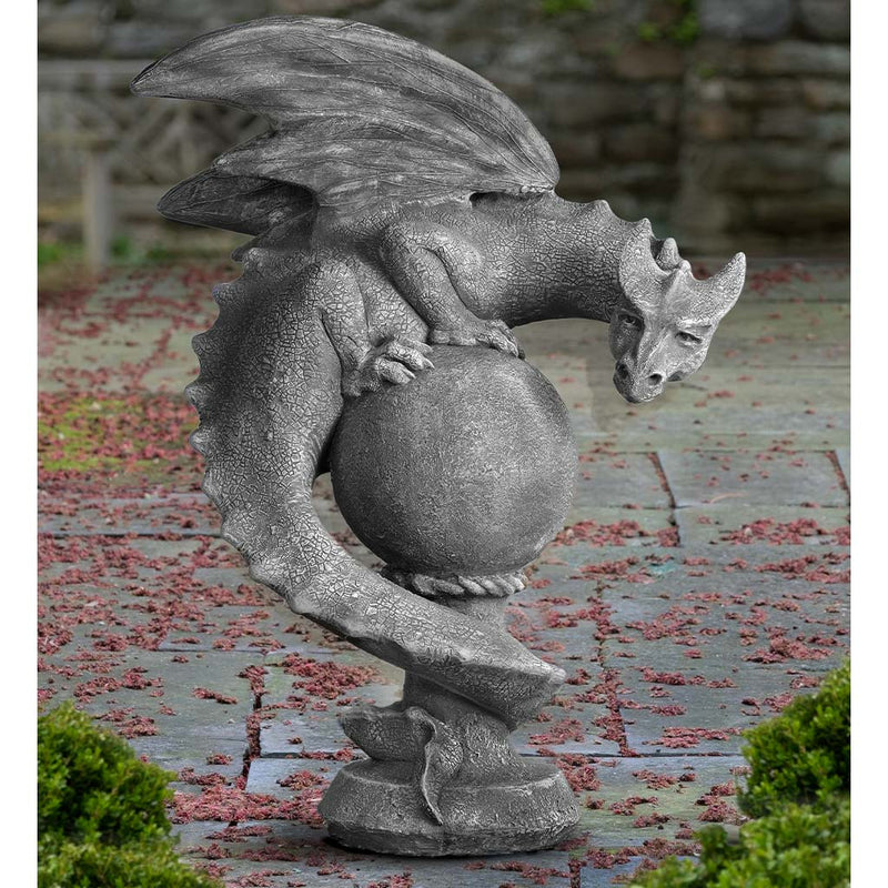 Sentry Dragon | Cast Stone Garden Sculpture