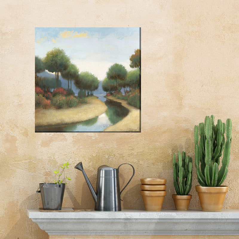 Soothing Stream Canvas Wall Art