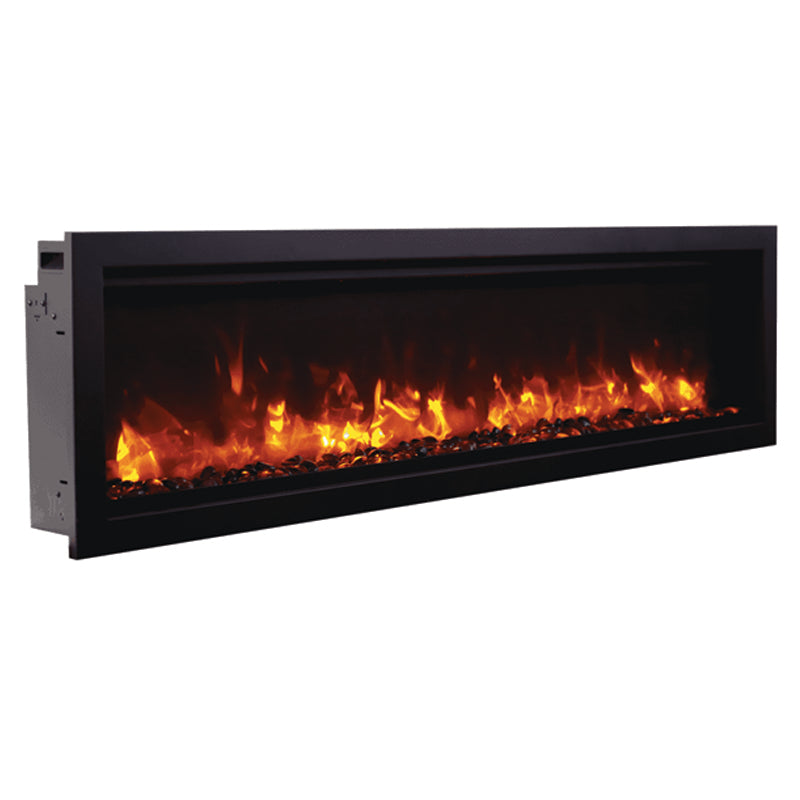 Amantii 74″ Symmetry Smart Indoor | Outdoor Electric Fireplace