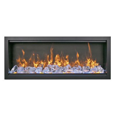 Amantii 74" Symmetry Extra Tall BESPOKE  Indoor | Outdoor Electric Fireplace