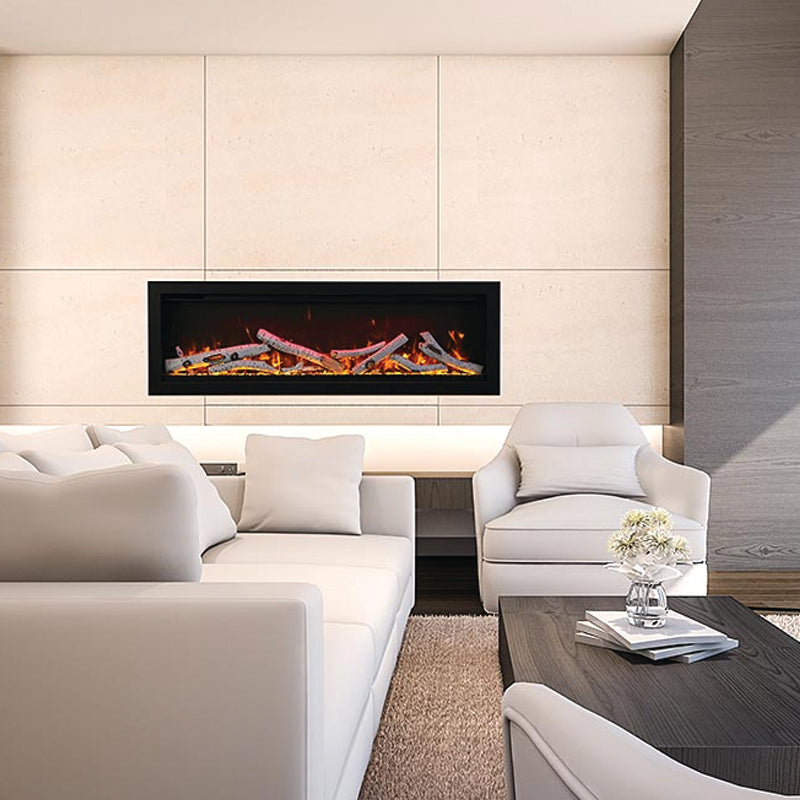 Amantii 60″ Symmetry Smart Indoor | Outdoor Electric Fireplace