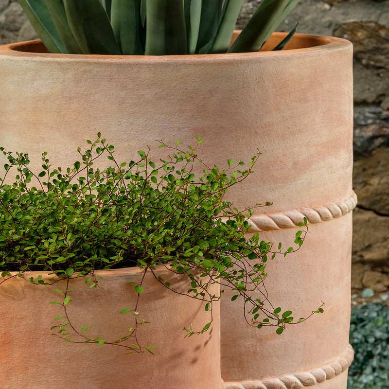 Santorini Tall Planter Nested Set of 3 | Terra Cotta Collection