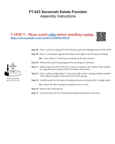 Savannah Estate Fountain