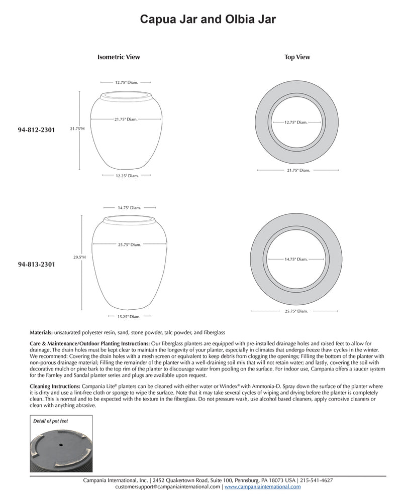 Olbia Jar | Lite® Collection