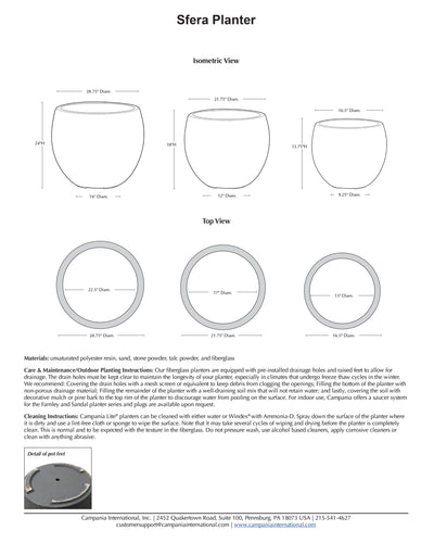 Sfera Planter | Lite® Collection