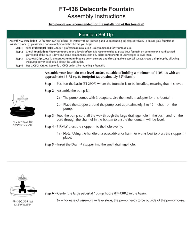 Delacorte Tiered Fountain