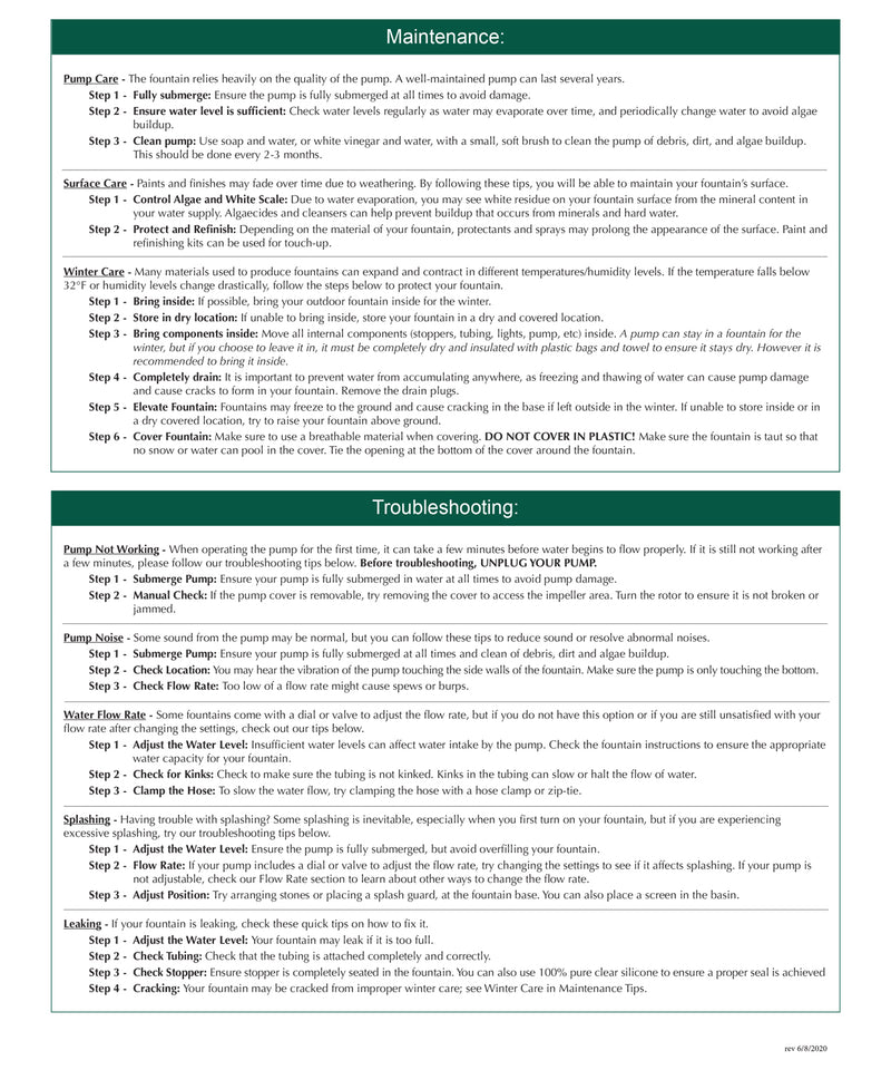 Delacorte Tiered Fountain