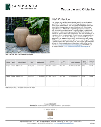 Olbia Jar | Lite® Collection