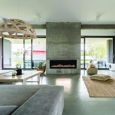 Amantii 74″ Symmetry Smart Indoor | Outdoor Electric Fireplace