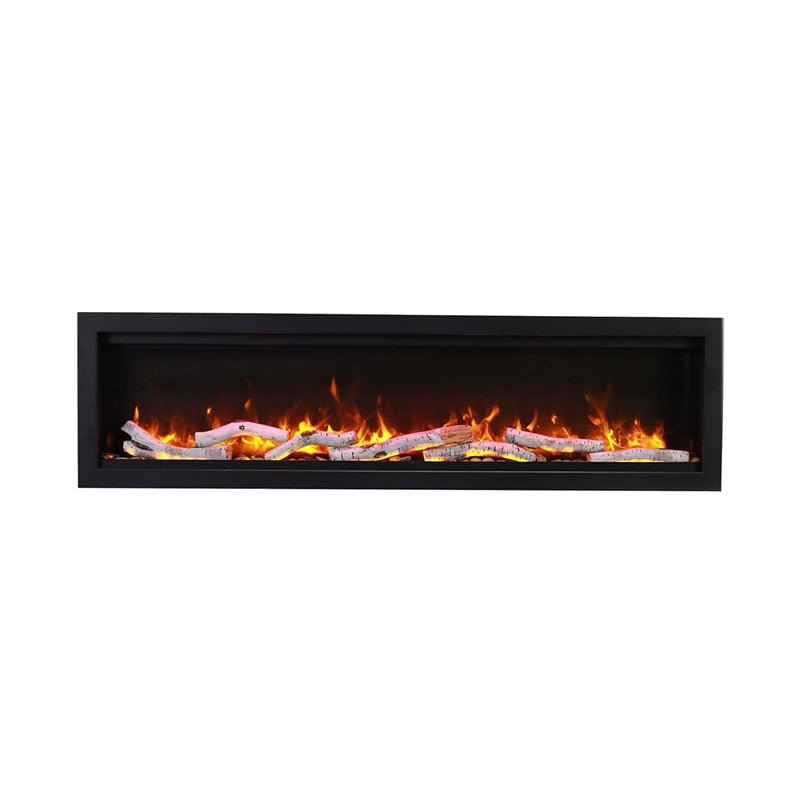 Amantii 74″ Symmetry Smart Indoor | Outdoor Electric Fireplace