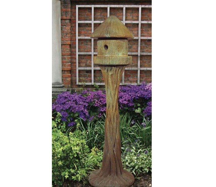 Tall Round Bird House