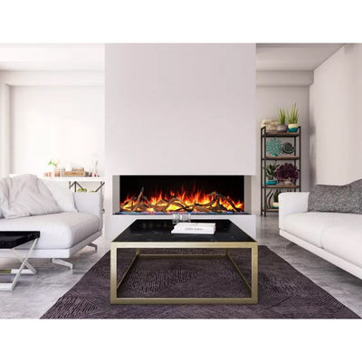 Amantii Tru View Bespoke - 65" Indoor / Outdoor 3 Sided Electric Fireplace