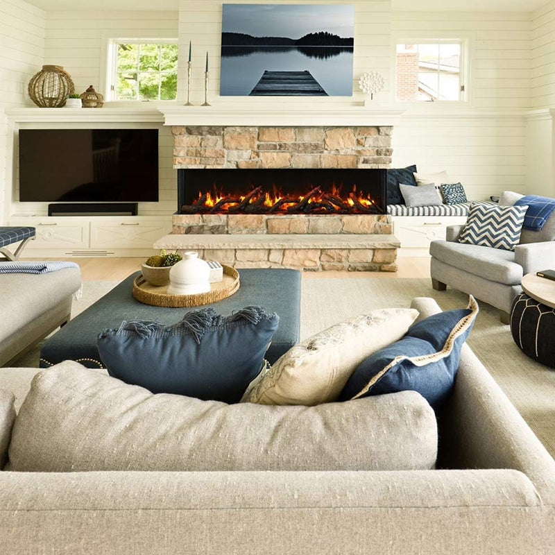 Amantii True View 50" Slim Smart Indoor | Outdoor Electric Fireplace
