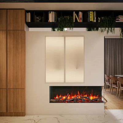 Amantii True View 40" Slim Smart Indoor | Outdoor Electric Fireplace