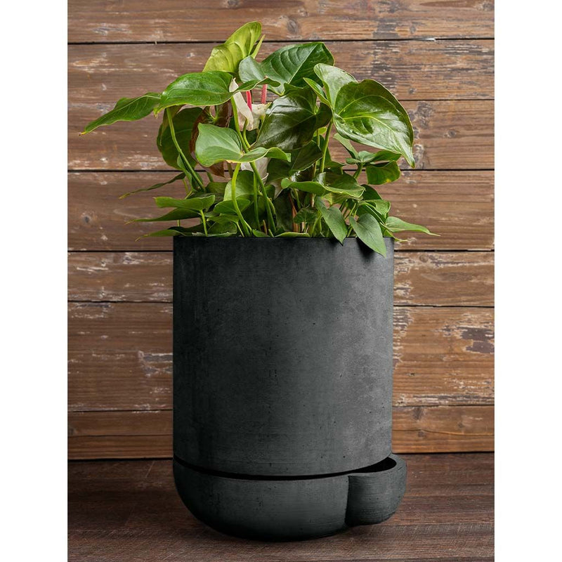 The Simple Pot | 1 Quart Self Watering Lightweight Cast Stone Concrete Planter
