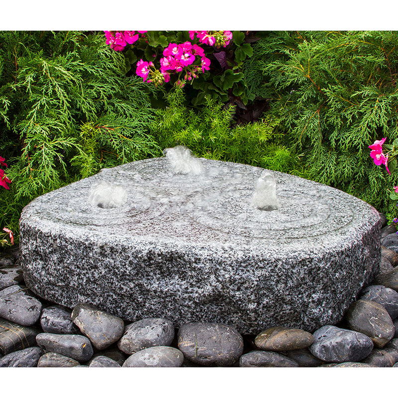 Triple Circle Granite Stone Fountain