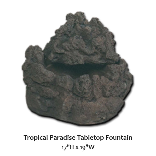 Tropical Paradise Tabletop Fountain